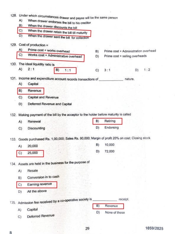 cseb answer key